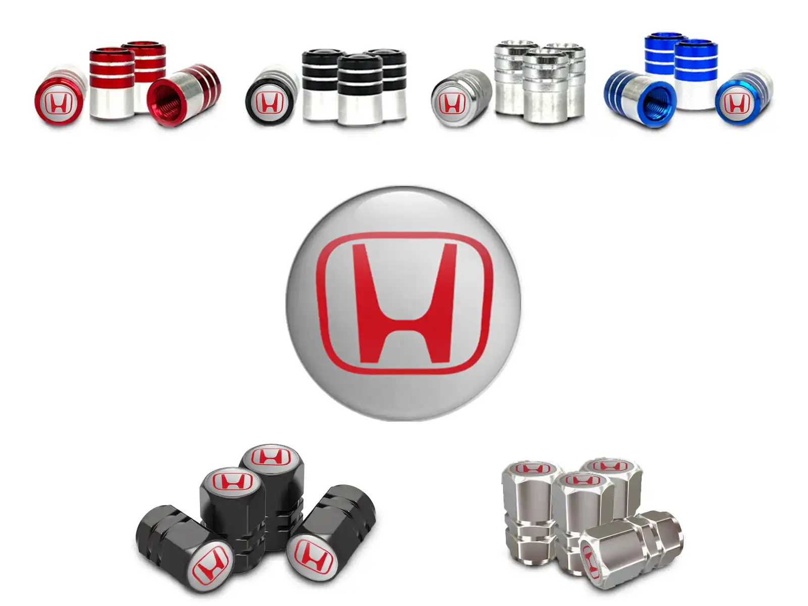 Honda Felgen Ventilkappenfür Auto Standard Passform X